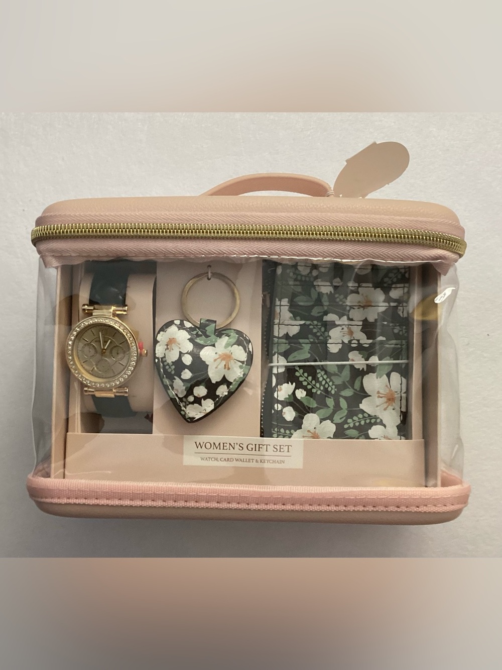 Alexis Bendel Reusable Vanity Bag Gift Set with Watch, Card Wallet & Keychain - Picture 2 of 10